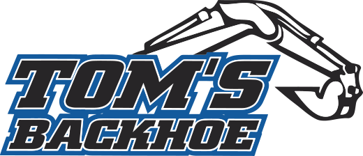 Tom's Backhoe - logo